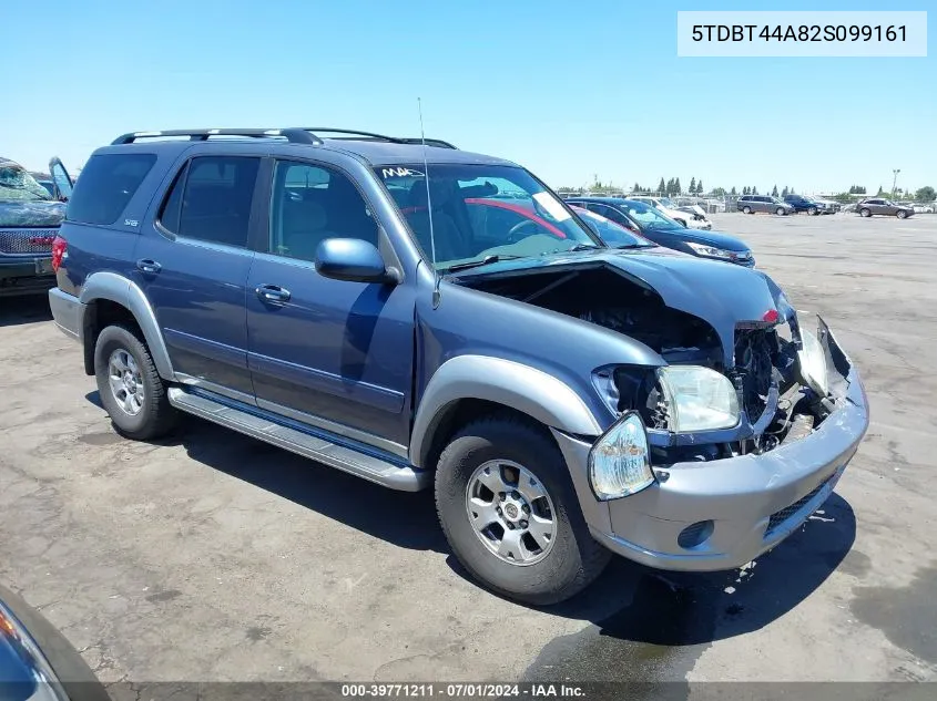 2002 Toyota Sequoia Sr5 V8 VIN: 5TDBT44A82S099161 Lot: 39771211