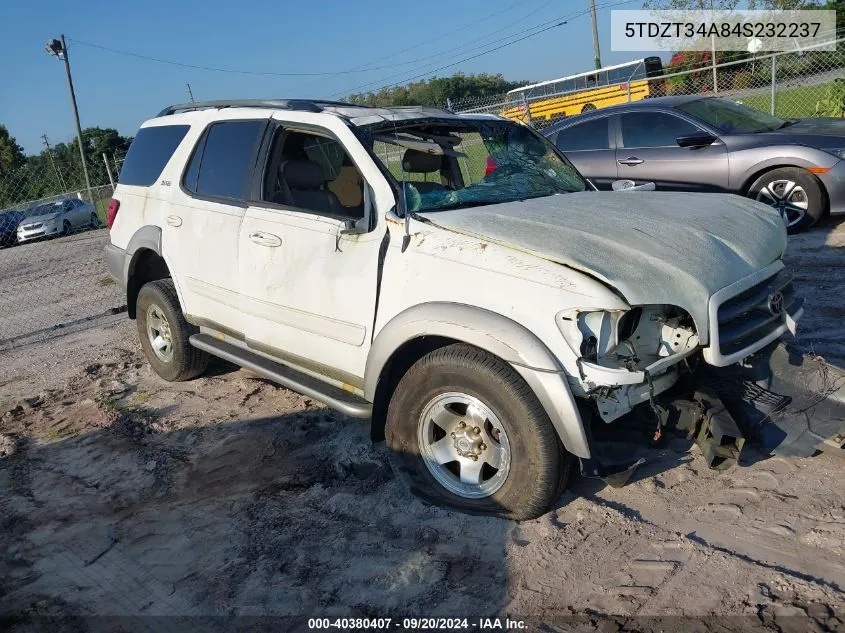 5TDZT34A84S232237 2004 Toyota Sequoia Sr5 V8