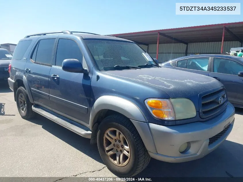 5TDZT34A34S233537 2004 Toyota Sequoia Sr5 V8