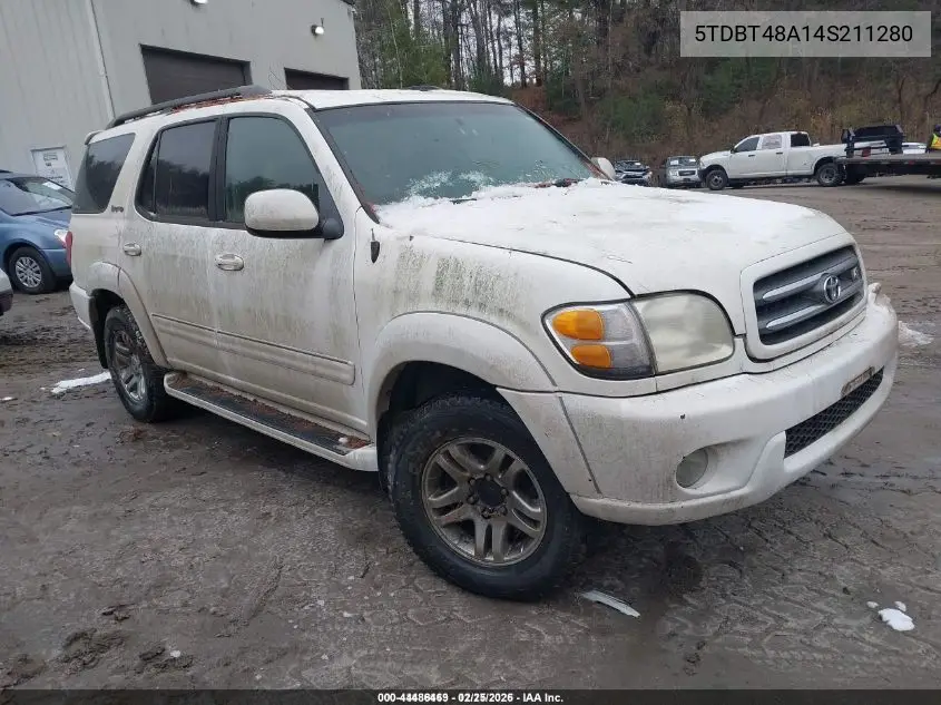 5TDBT48A14S211280 2004 Toyota Sequoia Limited V8