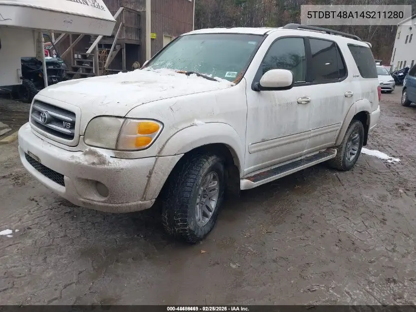 5TDBT48A14S211280 2004 Toyota Sequoia Limited V8