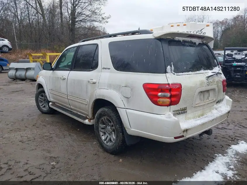 5TDBT48A14S211280 2004 Toyota Sequoia Limited V8
