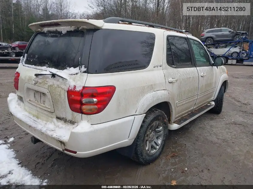 5TDBT48A14S211280 2004 Toyota Sequoia Limited V8