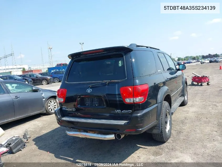 5TDBT48A35S234139 2005 Toyota Sequoia