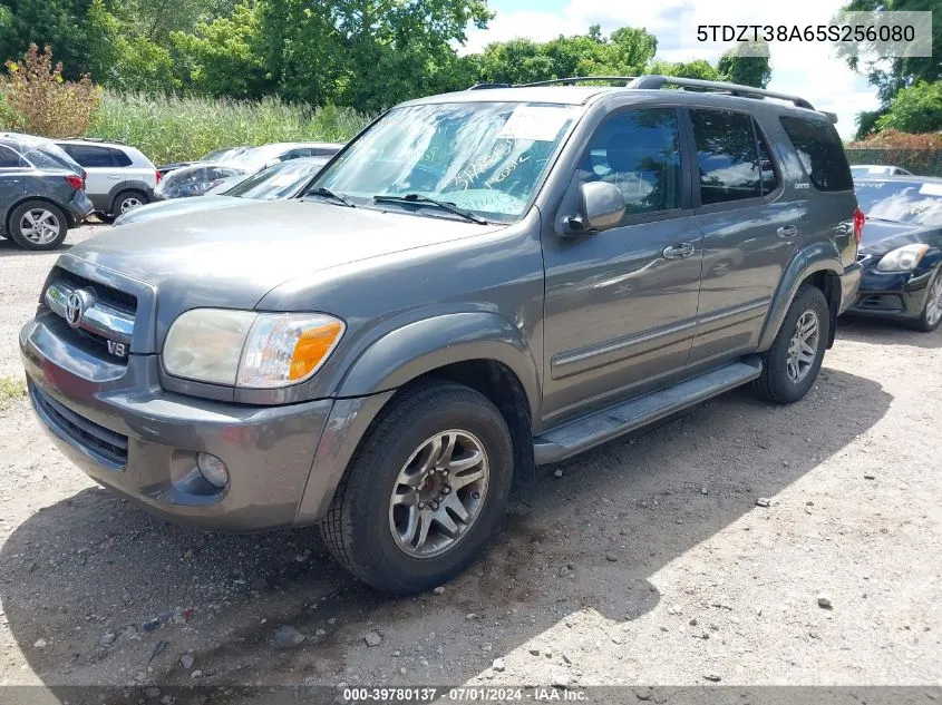 2005 Toyota Sequoia Limited V8 VIN: 5TDZT38A65S256080 Lot: 39780137