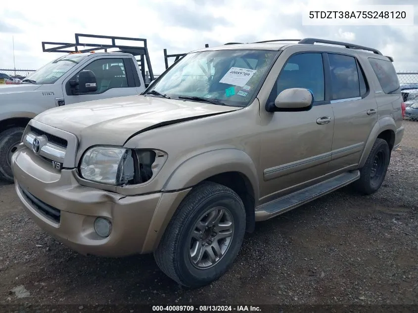 5TDZT38A75S248120 2005 Toyota Sequoia Limited