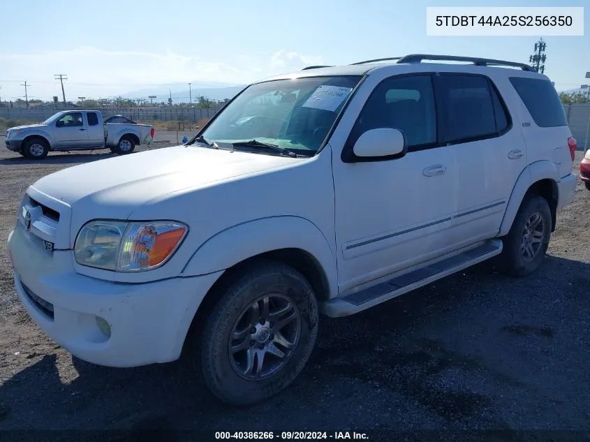 2005 Toyota Sequoia Sr5 V8 VIN: 5TDBT44A25S256350 Lot: 40386266