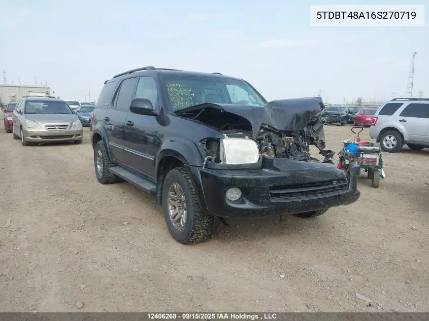 5TDBT48A16S270719 2006 Toyota Sequoia Limited