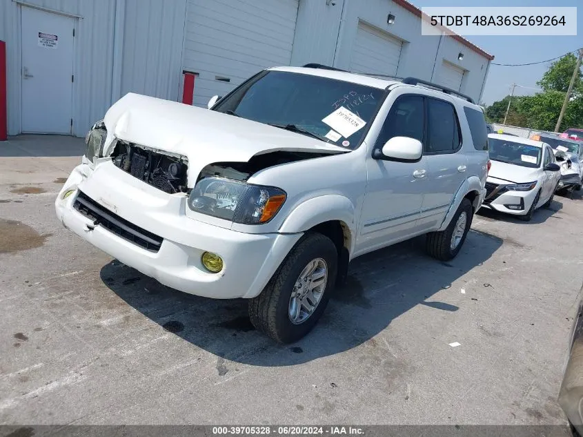 2006 Toyota Sequoia Limited VIN: 5TDBT48A36S269264 Lot: 39705328