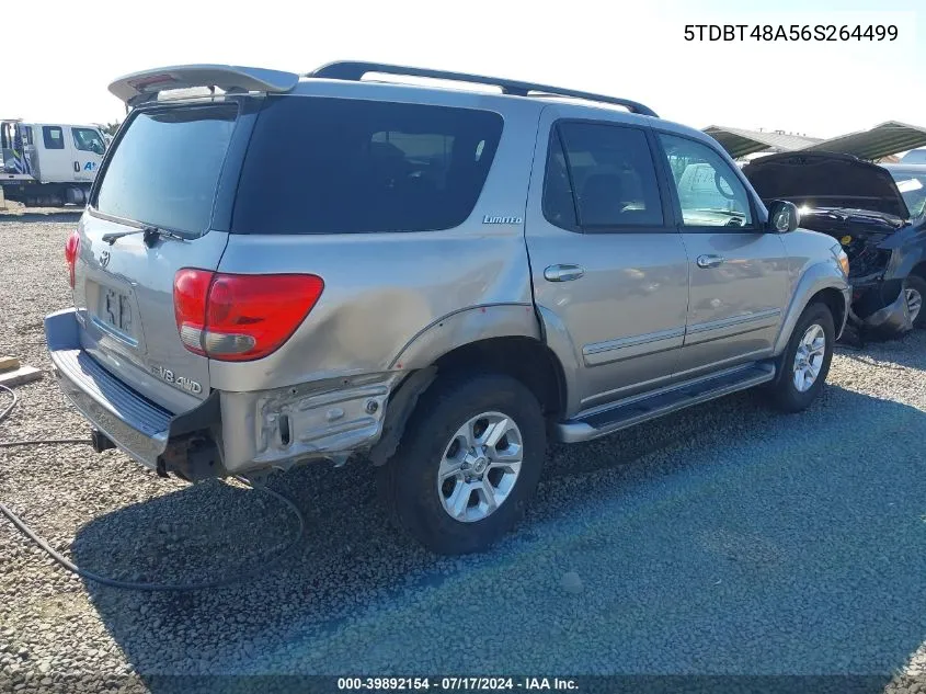 5TDBT48A56S264499 2006 Toyota Sequoia Limited V8