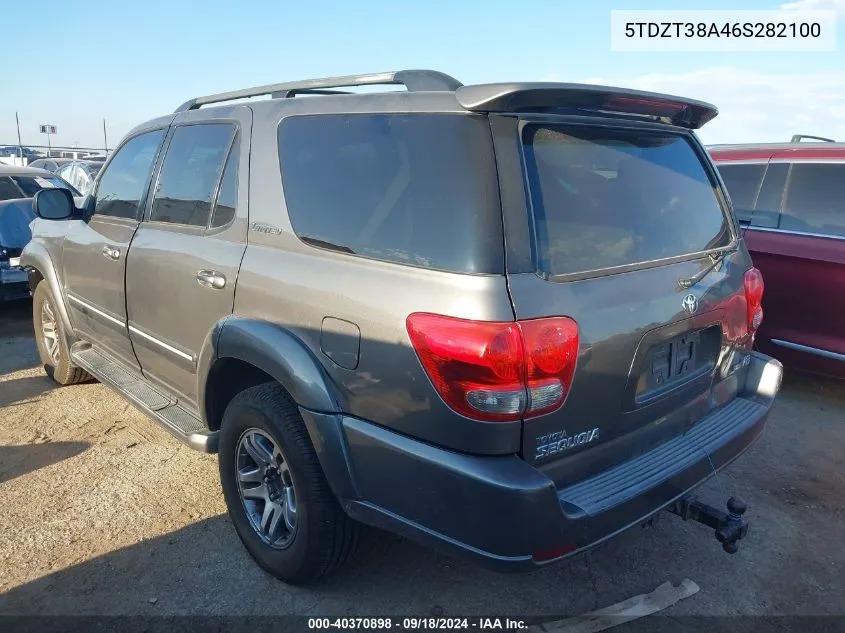 5TDZT38A46S282100 2006 Toyota Sequoia Limited