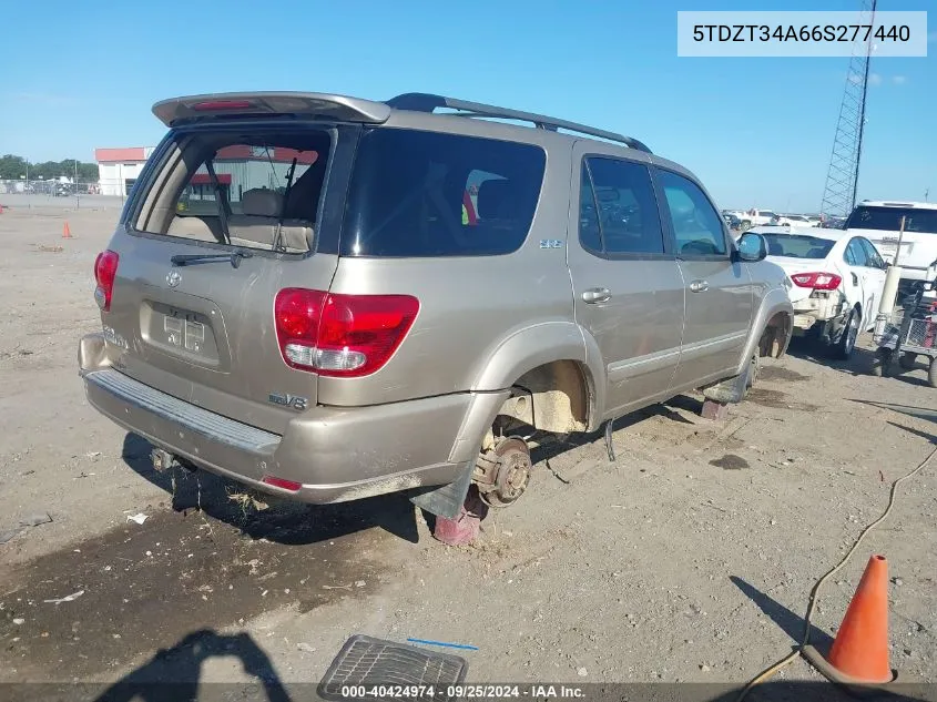 5TDZT34A66S277440 2006 Toyota Sequoia Sr5 V8