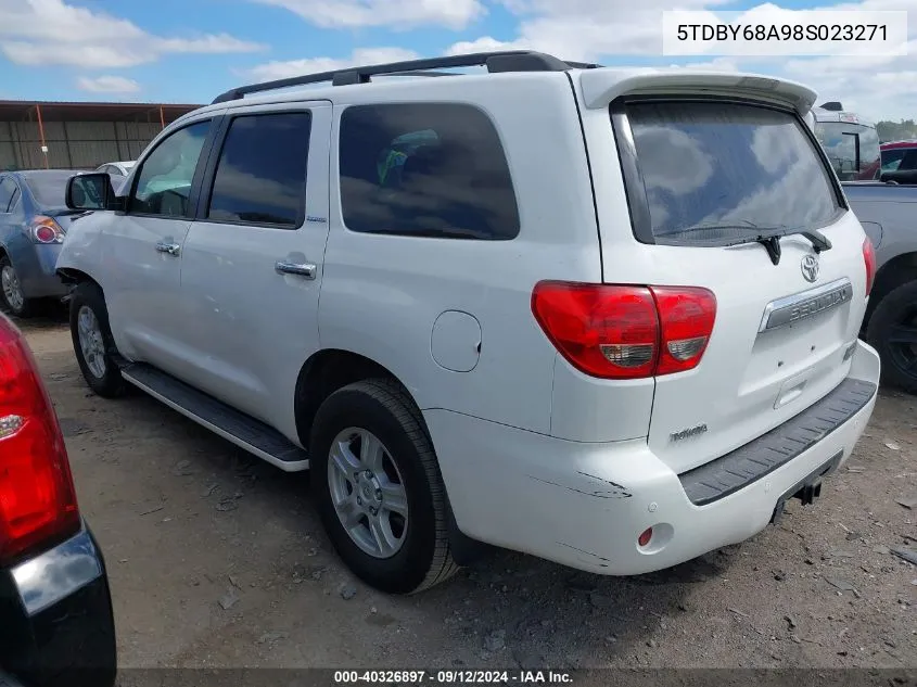 5TDBY68A98S023271 2008 Toyota Sequoia Limited