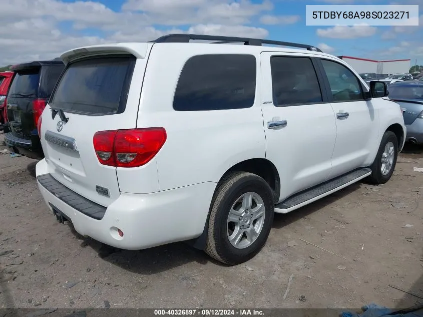 5TDBY68A98S023271 2008 Toyota Sequoia Limited