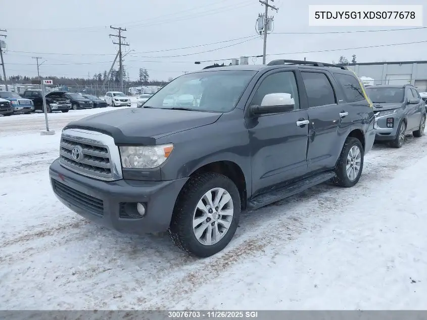 5TDJY5G1XDS077678 2013 Toyota Sequoia Limited
