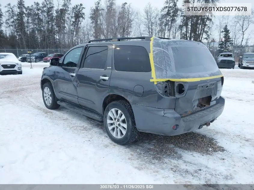 5TDJY5G1XDS077678 2013 Toyota Sequoia Limited