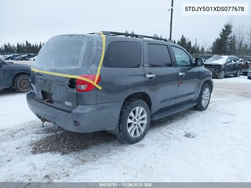 5TDJY5G1XDS077678 2013 Toyota Sequoia Limited