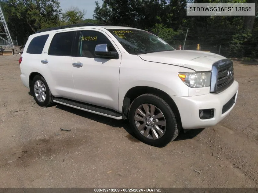 5TDDW5G16FS113856 2015 Toyota Sequoia Platinum