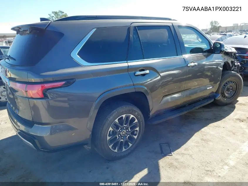 7SVAAABA1PX003221 2023 Toyota Sequoia Sr5/Ltd/Platinum/Capstone/Trd Pro