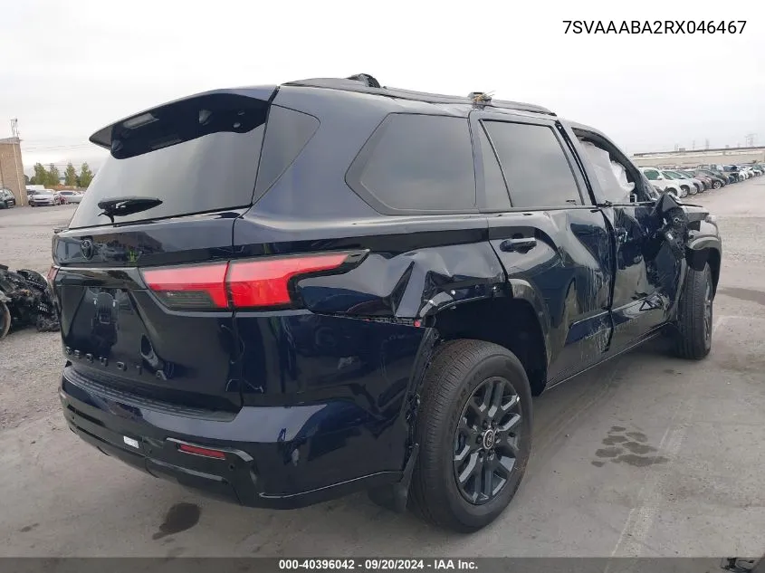 7SVAAABA2RX046467 2024 Toyota Sequoia Platinum