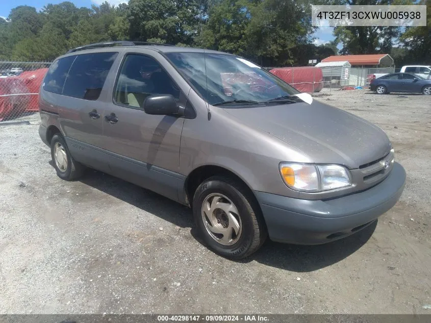 4T3ZF13CXWU005938 1998 Toyota Sienna Le