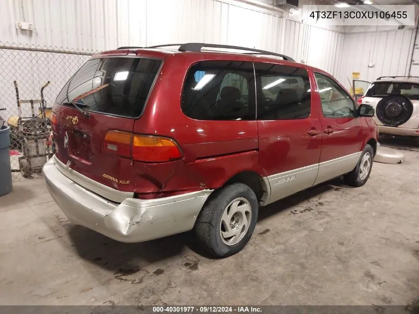 4T3ZF13C0XU106455 1999 Toyota Sienna Xle