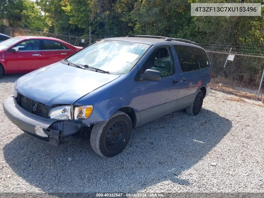 1999 Toyota Sienna Le VIN: 4T3ZF13C7XU153496 Lot: 40332547