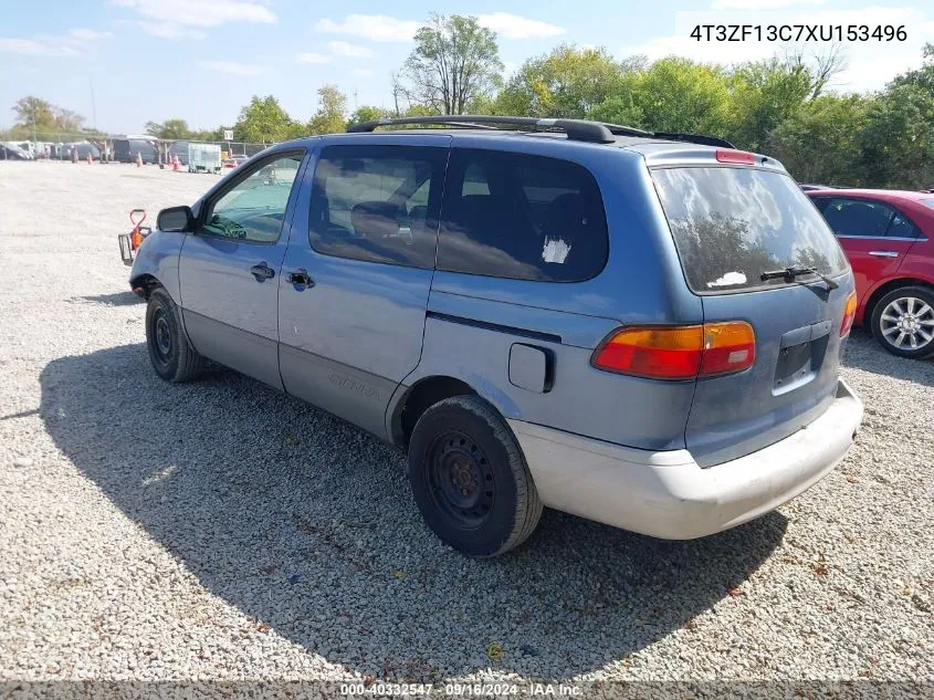 1999 Toyota Sienna Le VIN: 4T3ZF13C7XU153496 Lot: 40332547