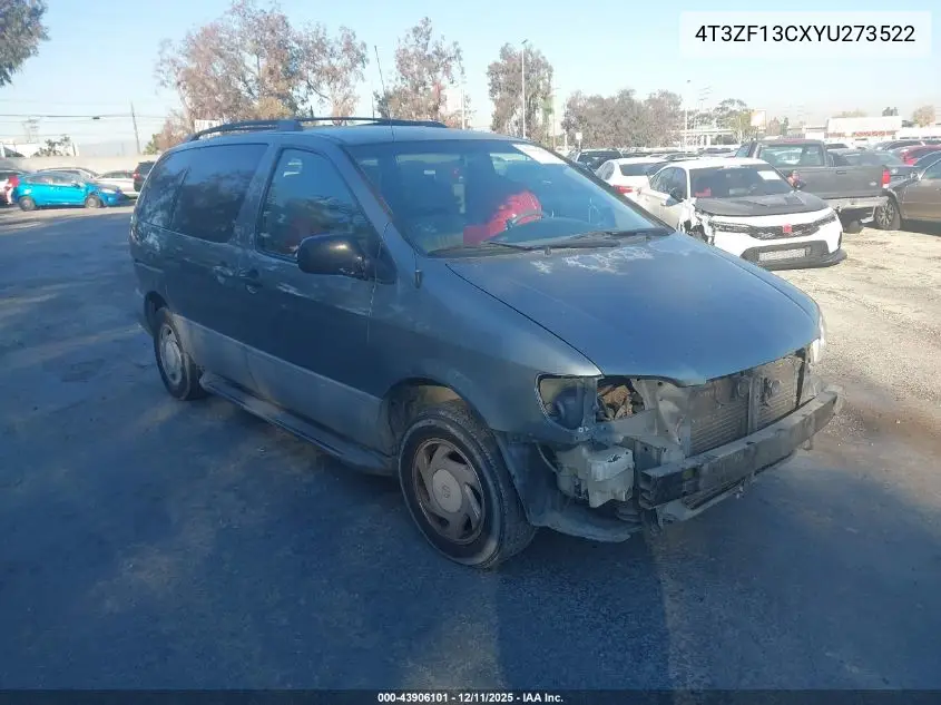 4T3ZF13CXYU273522 2000 Toyota Sienna Le