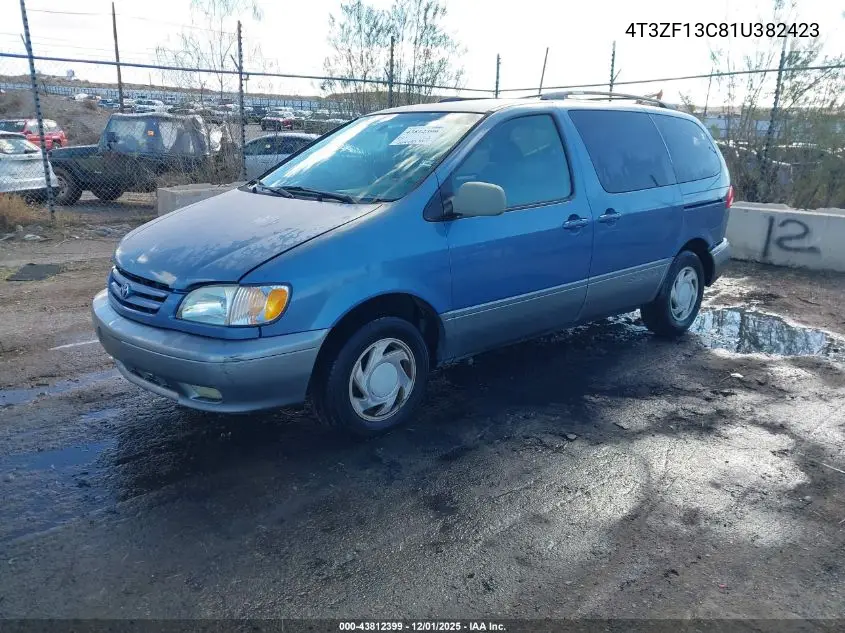4T3ZF13C81U382423 2001 Toyota Sienna Le/Xle