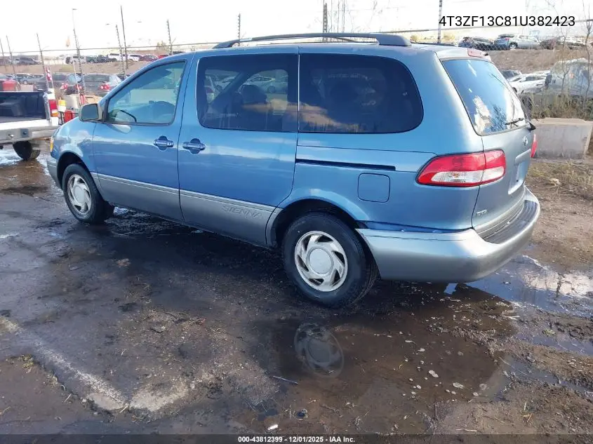 4T3ZF13C81U382423 2001 Toyota Sienna Le/Xle