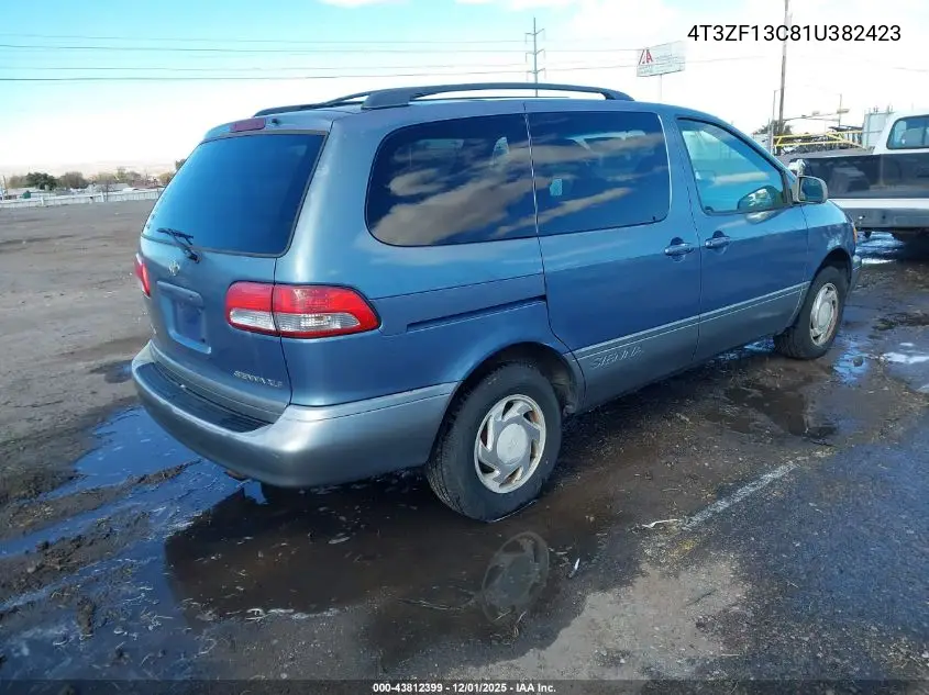4T3ZF13C81U382423 2001 Toyota Sienna Le/Xle
