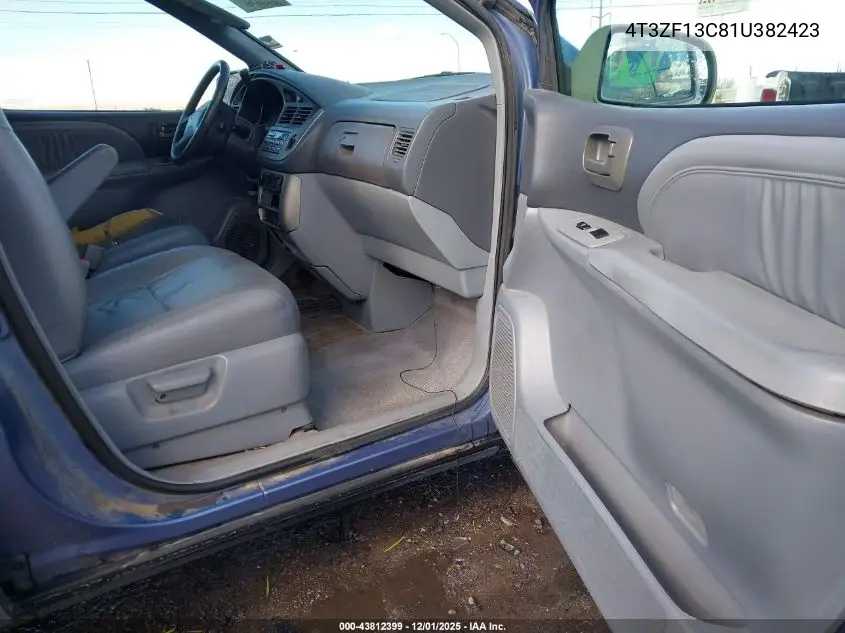 4T3ZF13C81U382423 2001 Toyota Sienna Le/Xle
