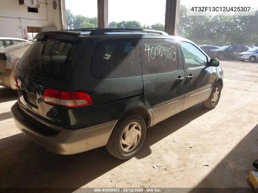 4T3ZF13C12U425307 2002 Toyota Sienna Xle