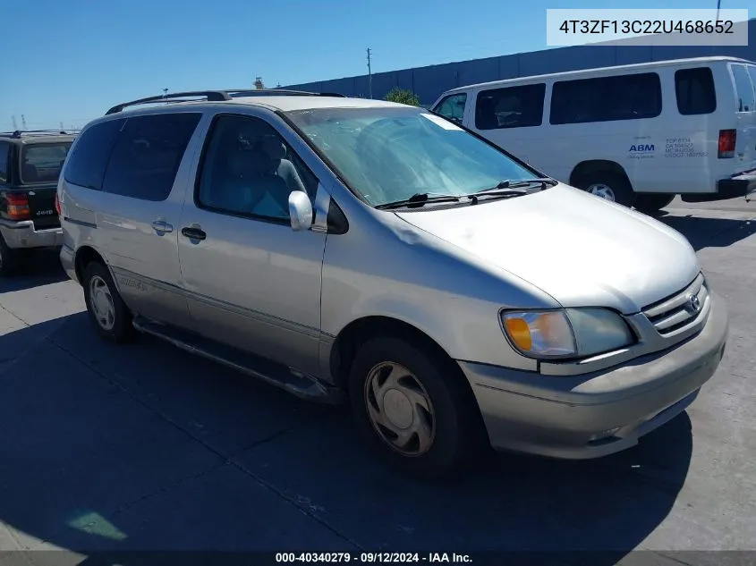 4T3ZF13C22U468652 2002 Toyota Sienna Le/Xle