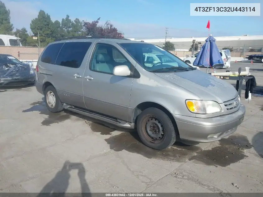 4T3ZF13C32U443114 2002 Toyota Sienna Le/Xle