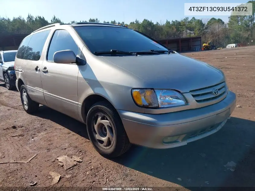 4T3ZF13C93U541372 2003 Toyota Sienna Xle