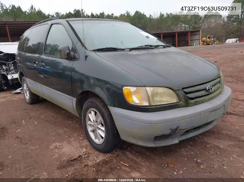 4T3ZF19C63U509731 2003 Toyota Sienna Ce