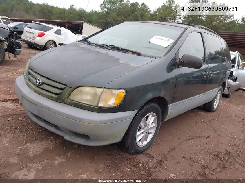 4T3ZF19C63U509731 2003 Toyota Sienna Ce