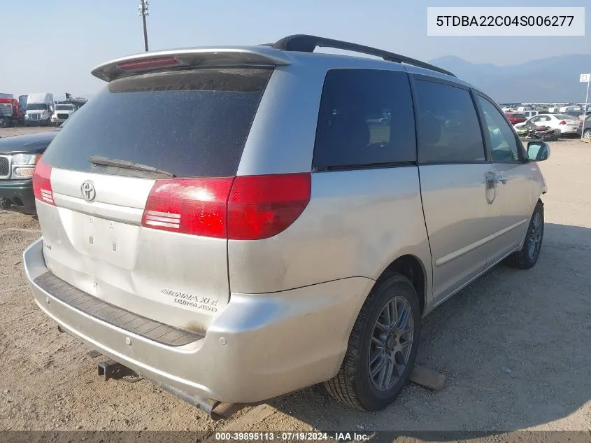 5TDBA22C04S006277 2004 Toyota Sienna Xle/Xle Limited