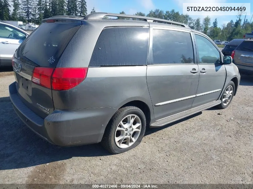 5TDZA22C04S094469 2004 Toyota Sienna Xle Limited