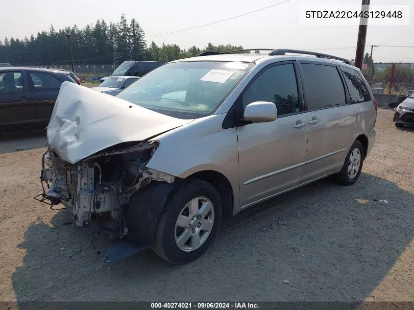 5TDZA22C44S129448 2004 Toyota Sienna Xle