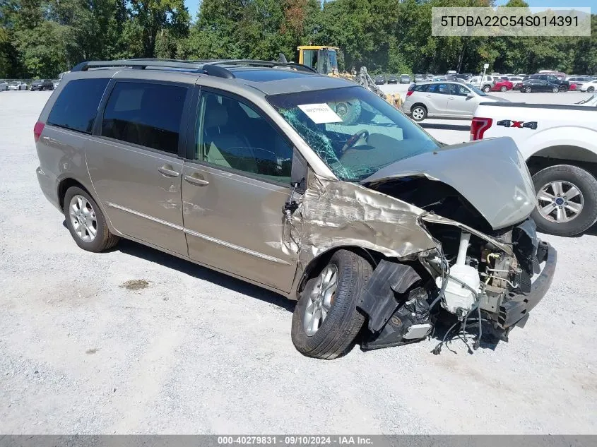 5TDBA22C54S014391 2004 Toyota Sienna Xle Limited