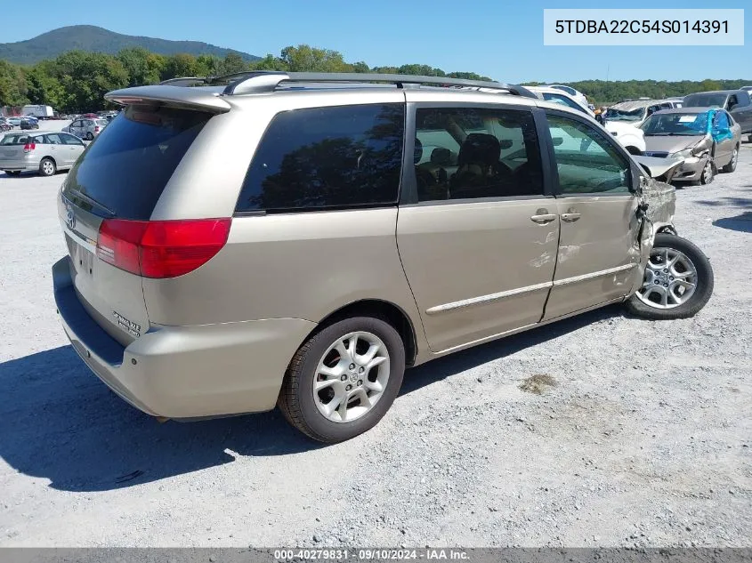 5TDBA22C54S014391 2004 Toyota Sienna Xle Limited