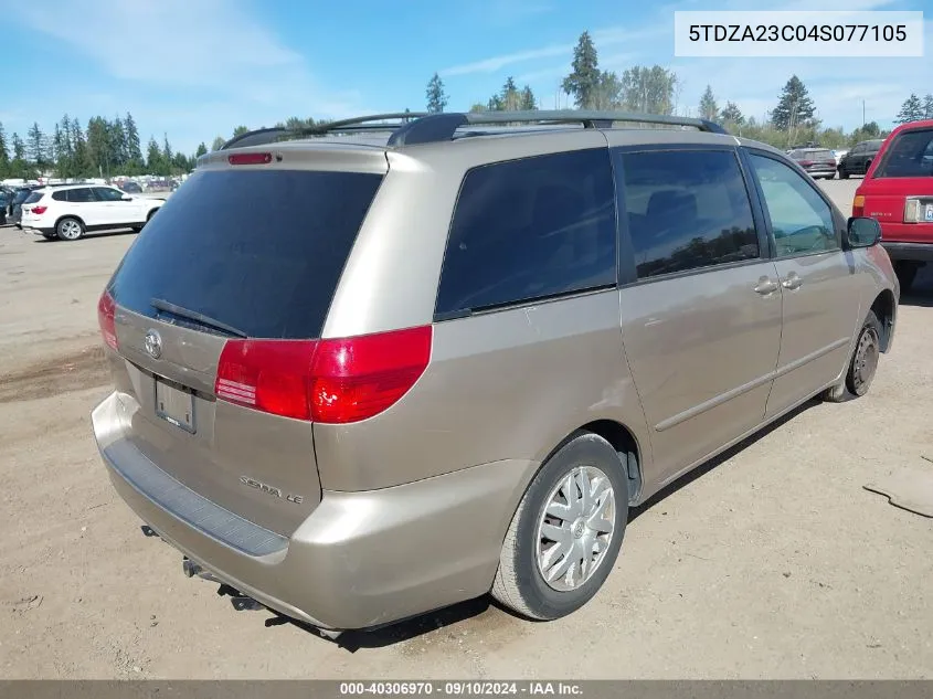 5TDZA23C04S077105 2004 Toyota Sienna Le