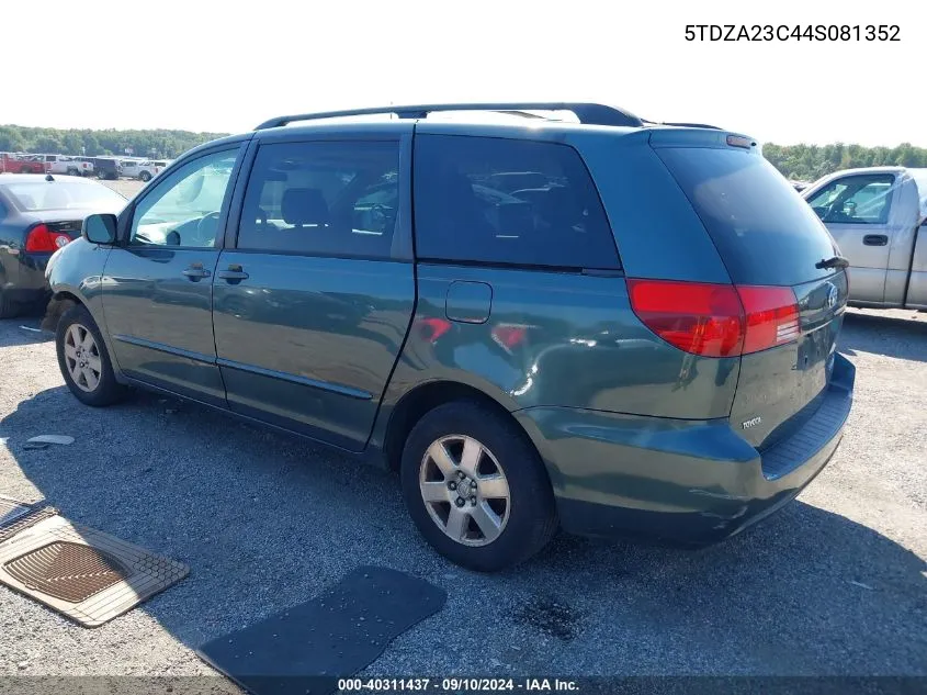 5TDZA23C44S081352 2004 Toyota Sienna Ce/Le