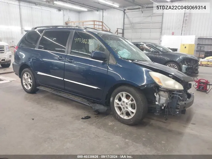 5TDZA22C04S069314 2004 Toyota Sienna Xle/Xle Limited