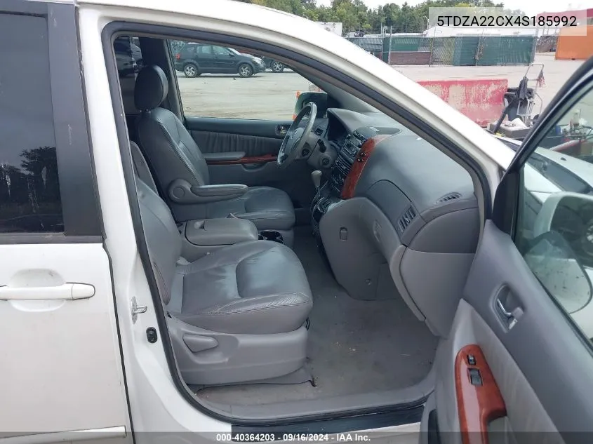 5TDZA22CX4S185992 2004 Toyota Sienna Xle