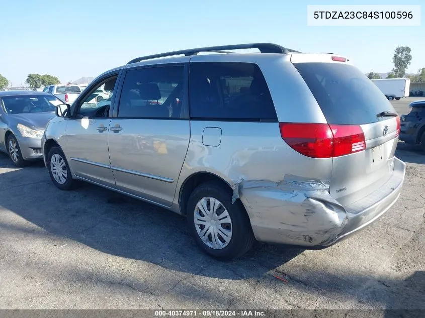 5TDZA23C84S100596 2004 Toyota Sienna Le