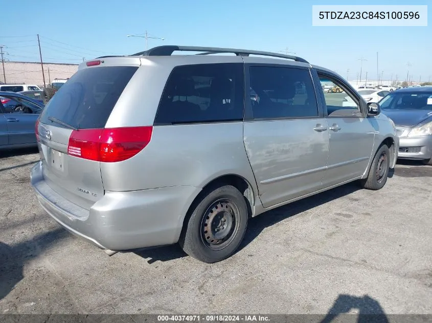 5TDZA23C84S100596 2004 Toyota Sienna Le